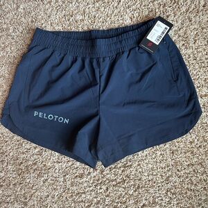 Peloton 4” Velocity Run Shorts, Size SMALL, NWT, Color: Navy Blue